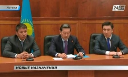 Видео с представления Ерлана Кожагапанова главой Агентства по делам спорта и физической культуры