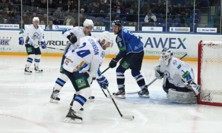 Видеообзор матча КХЛ «Нефтехимик» — «Барыс» 2:1