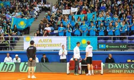 Фоторепортаж с матча Кубка Дэвиса Андрей Голубев — Андреас Хайдер-Маурер