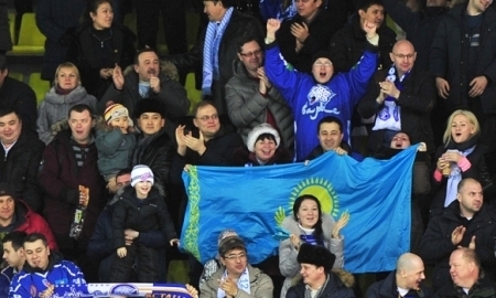 Фоторепортаж с матча КХЛ «Барыс» — «Авангард» 5:4