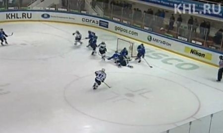 Видеообзор матча КХЛ «Барыс» — СКА 5:4