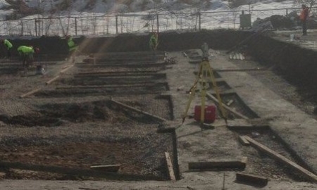 Ход строительства Академии ФК «Кайрат»