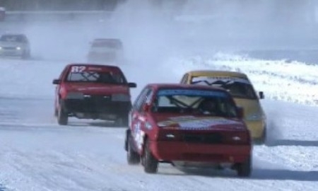 Чемпионат по зимним трековым автогонкам прошел в Петропавловске