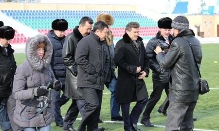 Аким напутствовал «Тобол»