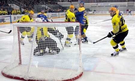 Фоторепортаж с матча ВХЛ «Дизель» — «Сарыарка» 3:4 О.Т