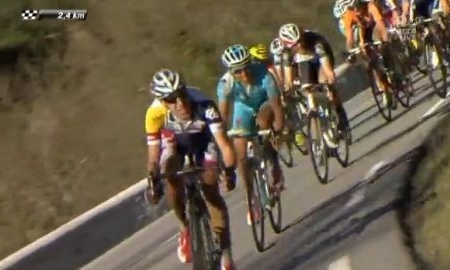 Финиш четвертого этапа гонки «Париж-Ницца»