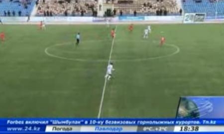 Видеосюжет с матча Премьер-Лиги «Иртыш» — «Восток» 1:1