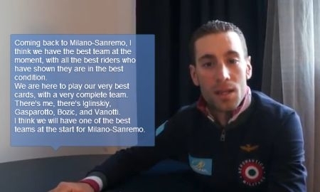 Винченцо Нибали перед стартом «Милан—Санремо»