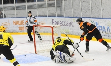 Фоторепортаж с матча плей-офф ВХЛ «Молот-Пркиамье» — «Сарыарка» 6:1