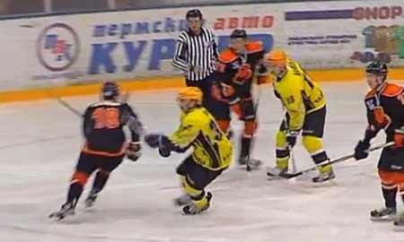 Видеообзор матча плей-офф ВХЛ «Молот-Прикамье» — «Сарыарка» 2:3 О.Т