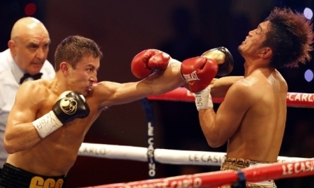 Бой Головкин — Ишида в фотографиях