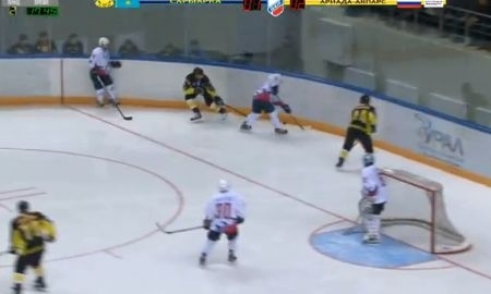 Видео матча плей-офф ВХЛ «Сарыарка» — «Ариада-Акпарс» 6:3