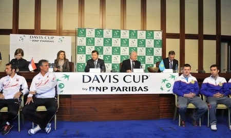 Жеребьевка ¼ финала Кубка Дэвиса. Казахстан — Чехия