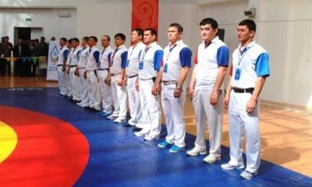 Фоторепортаж с Чемпионата РК по самбо среди полицейских