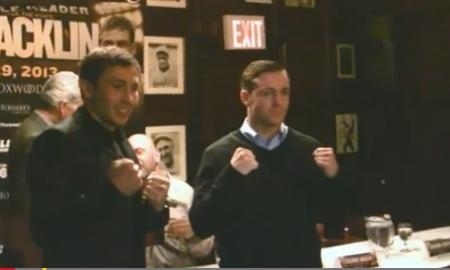 Головкин и Маклин встретились лицом к лицу на пресс-конференции