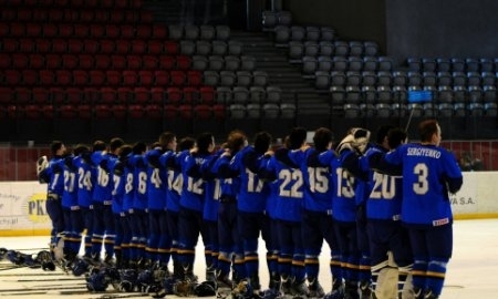 Фоторепортаж с матча Чемпионата Мира среди юношей в первом дивизионе Казахстан — Корея 10:1