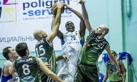Фоторепортаж с матча плей-офф Национальной лиги «Каспий» — «Барсы» 75:83