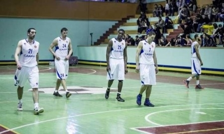 Фоторепортаж с матча за третье место Чемпионата Казахстана «Каспий» — «Капшагай» 84:79