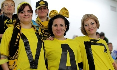 Фоторепортаж с матча финала ВХЛ «Торос» — «Сарыарка» 2:0