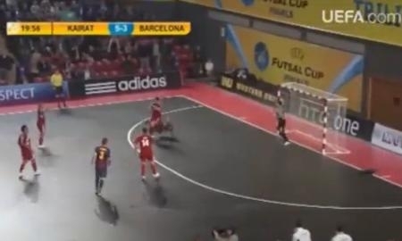 Видеообзор матча «Финала четырех» «Кайрат» — «Барселона» 5:4