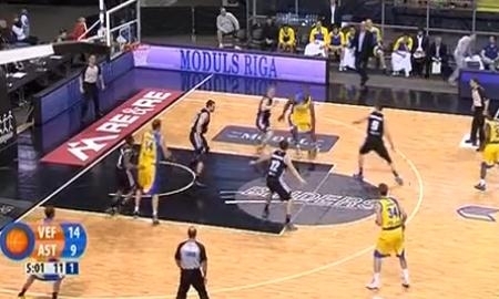 Видеообзор матча плей-офф ВТБ «ВЭФ» — «Астана» 87:54