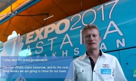 Александр Винокуров перед стартом «Джиро д’Италия»