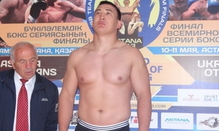 Фоторепортаж с церемонии взвешивания финальной встречи WSB «Астана Арланс» — «Украинские Атаманы»