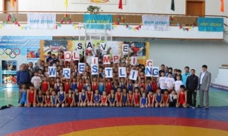 В Степногорске прошла акция «Сохраним Олимпийскую борьбу»