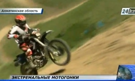 В Текели впервые прошло соревнование по эндуро-кроссу 