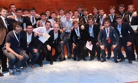 Сеильда Байшаков принял участие в награждении лауреатов сезона Футбольной Лиге ЕНУ им. Л. Н. Гумилева