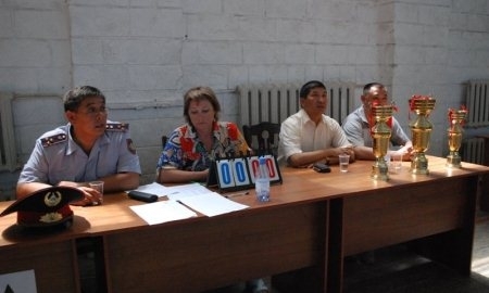 В Актау проходят соревнования среди сотрудников полиции 