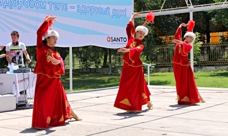 В Шымкенте прошел семейный праздник здоровья «Аман болайық»