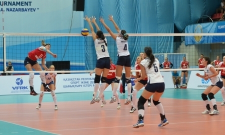 Фоторепортаж с первого игрового дня Кубка Президента РК