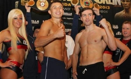 Геннадий Головкин и Мэттью Маклин прошли процедуру взвешивания