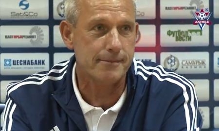 Видео послематчевой пресс-конференции игры Премьер-Лиги «Актобе» — «Тараз» 3:2