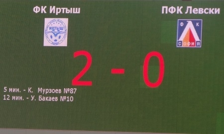 «Иртыш» — «Левски» 2:0. Павлодар творит сенсацию