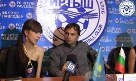 Видео послематчевой пресс-конференции Николая Митова после игры Лиги Европы «Иртыш» — «Левски» 2:0