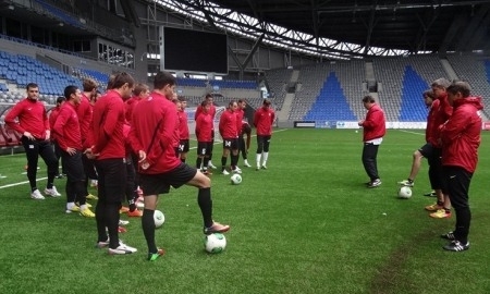 Фоторепортаж с открытой тренировки «Шахтера» перед матчем со «Скендербеу»