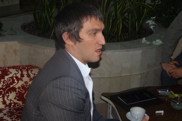 Александр Овечкин: «В Казахстан приехал поддержать очень интересный проект»