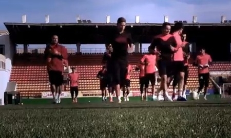 Предыгровая тренировка «Актобе» накануне матча Лиги Европы с «Брейдаблик»