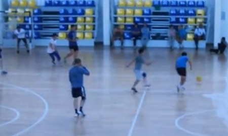 Видеосюжет о совместных сборах национальных сборных Казахстана, Узбекистана и Киргизии по греко-римской борьбе в Щучинске