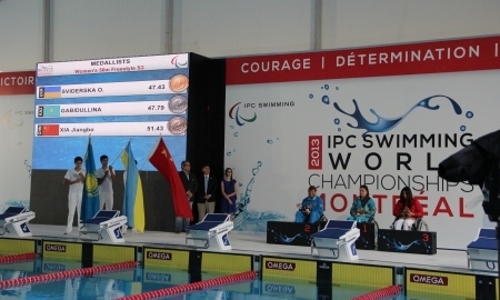 Казахстанская спортсменка стала серебрянным призером чемпионата Мира по плаванию среди паралимпийцев