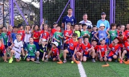 Детская команда «Барыс-2006» провела игровую тренировку по флорболу