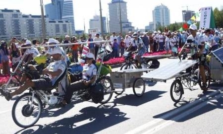 В Астане состоялся велопробег The Sun Trip