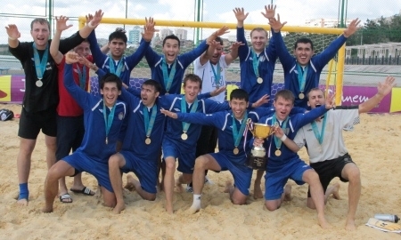 «Ушкын-Искра» — чемпион Казахстана по пляжному футболу