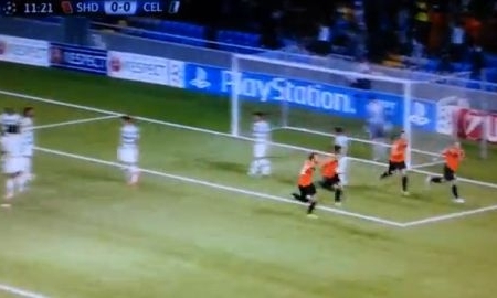 Гол Андрея Финонченко в матче Лиги Чемпионов «Шахтер» — «Селтик»