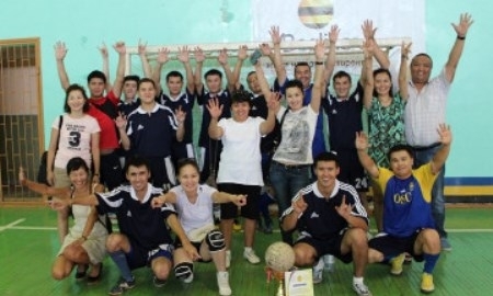 В Актау структуры Минфина выявили лучшую команду по мини-футболу