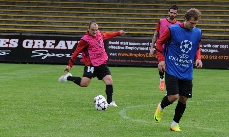 Фоторепортаж с тренировки «Шахтера» в Глазго