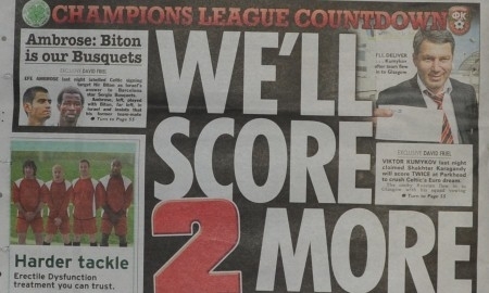 «Селтик» — «Шахтер». Обзор шотландской прессы