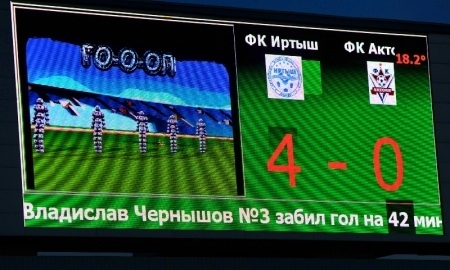Фоторепортаж с матча Премьер-Лиги «Иртыш» — «Актобе» 4:0